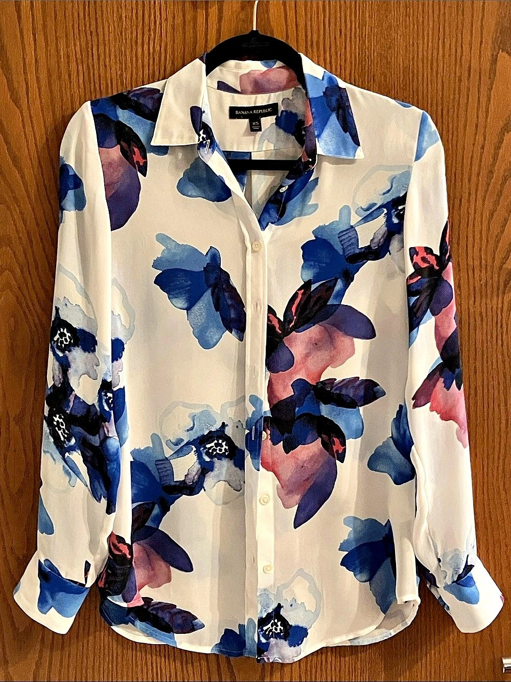 EUC Banana Republic Floral Button Down Shirt | Size XS
